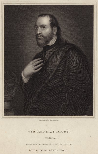 ケネルム・ディグビー卿の肖像 作： アンソニー・ヴァン・ダイク